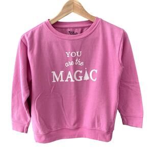 The Wishing Elephant You Are the Magic Pullover Sweatshirt - Pink - Small